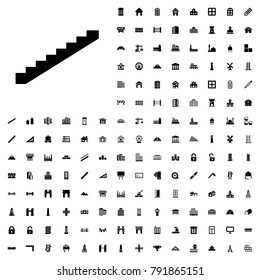 Stairs icon illustration isolated vector sign symbol. architecture icons vector set.