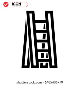 stairs icon isolated sign symbol vector illustration - high quality black style vector icons
