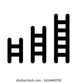 stairs icon isolated sign symbol vector illustration - high quality black style vector icons
