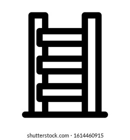 stairs icon isolated sign symbol vector illustration - high quality black style vector icons
