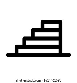 stairs icon isolated sign symbol vector illustration - high quality black style vector icons
