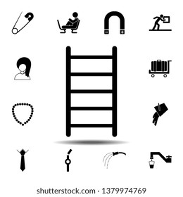 stairs icon. Simple glyph, flat vector element of universal icons set for UI and UX, website or mobile application
