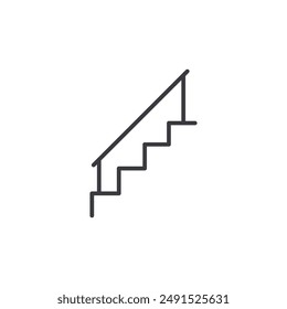 Stairs icon symbol design collection