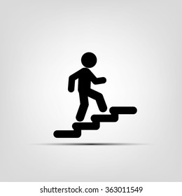 Stairs Icon Vector.