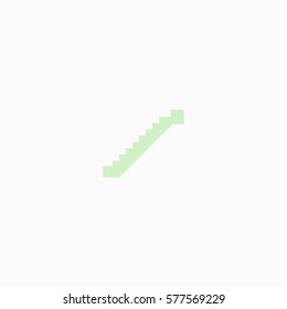 Stairs  icon Vector design. Colored illustration.
