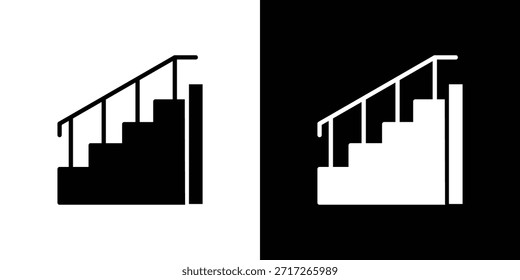 Elemento de diseño de Vector de icono de escaleras Vector eps 10