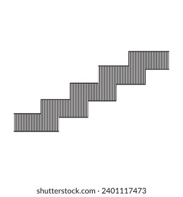 Stairs icon vector design illustration
