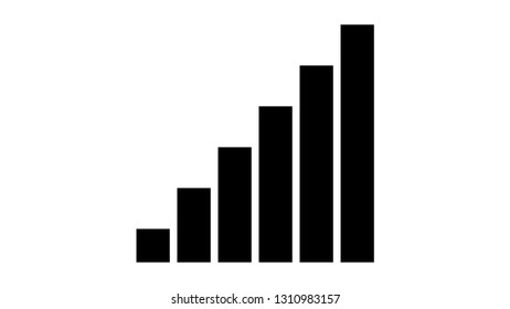 Stairs icon vector design. Stairs logo. Graph logo