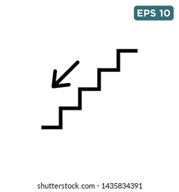 stairs icon vector design template
