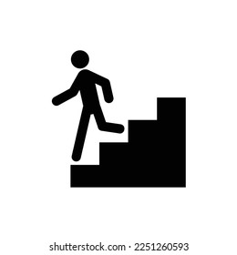 stairs icon vector design template in white background