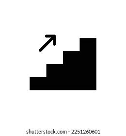 stairs icon vector design template in white background