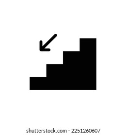 stairs icon vector design template in white background