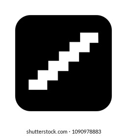 Stairs icon. Vector illustration
