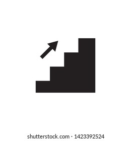Stairs Icon Vector Illustration - Vector
