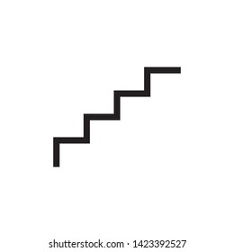 Stairs Icon Vector Illustration - Vector