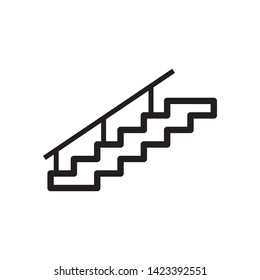 Stairs Icon Vector Illustration - Vector