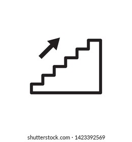 Stairs Icon Vector Illustration - Vector