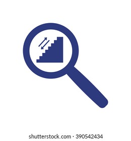stairs  icon, vector illustration. 