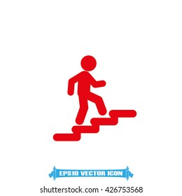 Stairs icon vector illustration