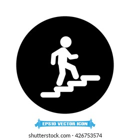 Stairs icon vector illustration
