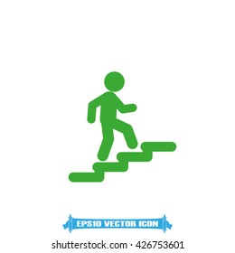 Stairs icon vector illustration