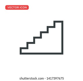 Stairs Icon Vector Illustration Design