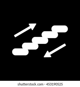 Stairs icon vector illustration EPS 10.
