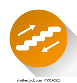 Stairs icon vector illustration EPS 10.