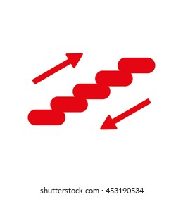 Stairs icon vector illustration EPS 10.