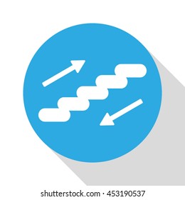 Stairs icon vector illustration EPS 10.