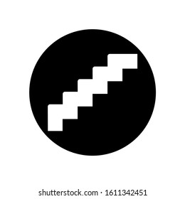 stairs icon vector illustration template