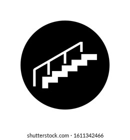 stairs icon vector illustration template