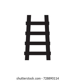 stairs icon vector isolated on white background
