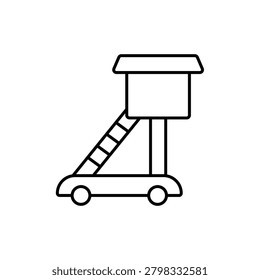 stairs icons. Simple vector icons With Background. Flat style design