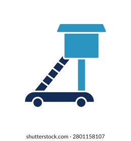 stairs icons. Simple vector icons With Background. Flat style design
