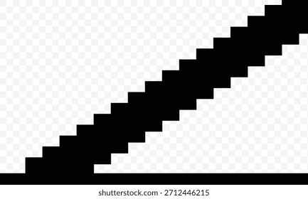Stairs icons. Stairs symbol set. Stairs vector icons. Stairway symbols. Staircase icons. vector illustration. EPS 10 .