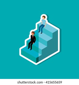 stairs  isometrics design 