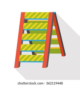 stairs ladder flat icon