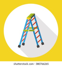 stairs ladder flat icon