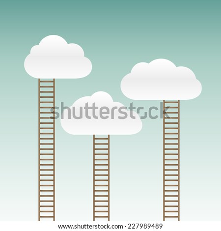 stairs leading to the clouds