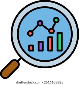 Stairs Line Filled Vector Icon Design