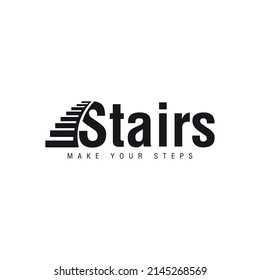 stairs logo design concept success steps logo  for corporate business company