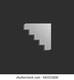 Stairs on a dark background