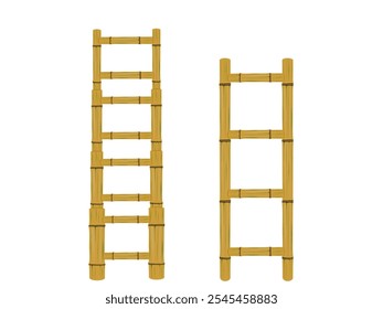 Stairs on a white background.