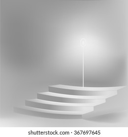 Stairs rise background