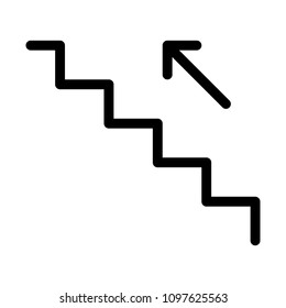 Stairs Up Sign