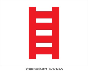 stairs, step, icon, vector illustration eps10