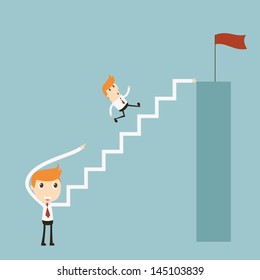 Stairs to success