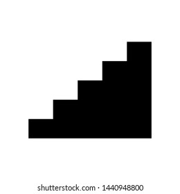 Stairs Symbol Icon Vector Design Illustration