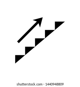 Stairs Symbol Icon Vector Design Illustration